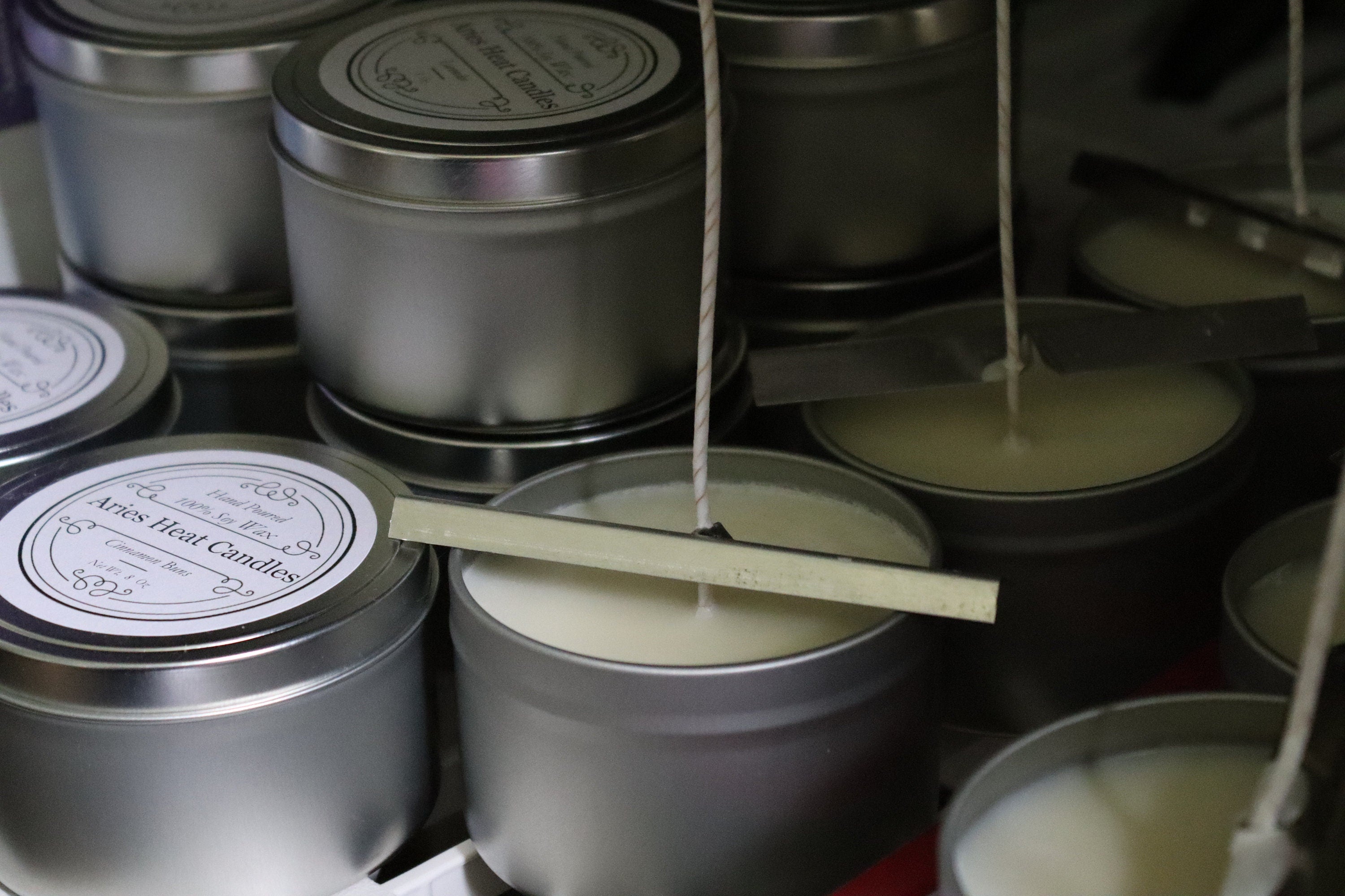 Wassail  scented 8oz Tin Candle