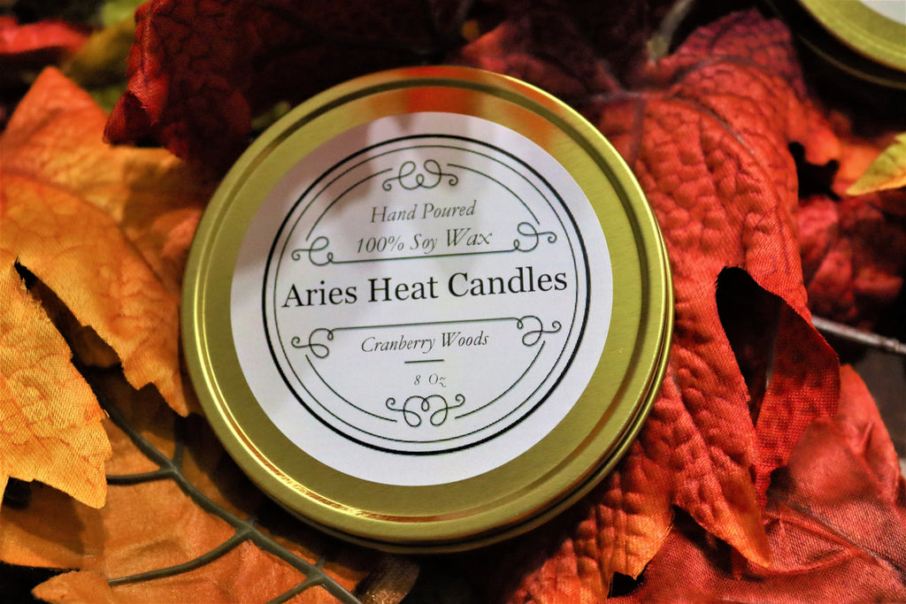 Cranberry Woods 8oz Tin Candle