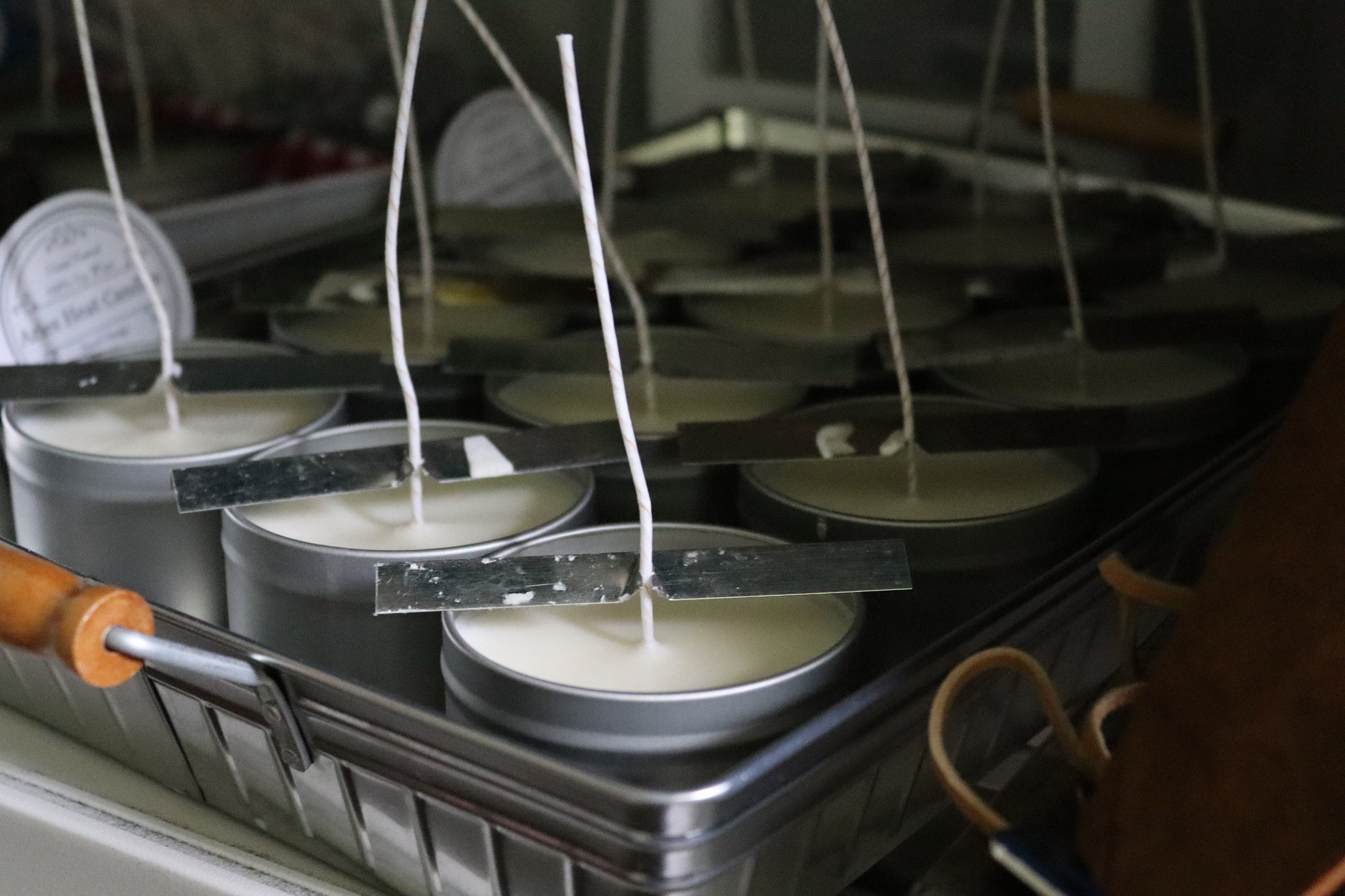 Pumpkin Chai scented 8oz Tin Candle