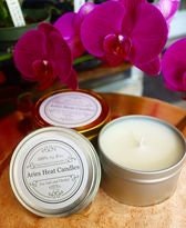Sea Salt and Orchid Soy Candle in Silver or Gold Travel Tin
