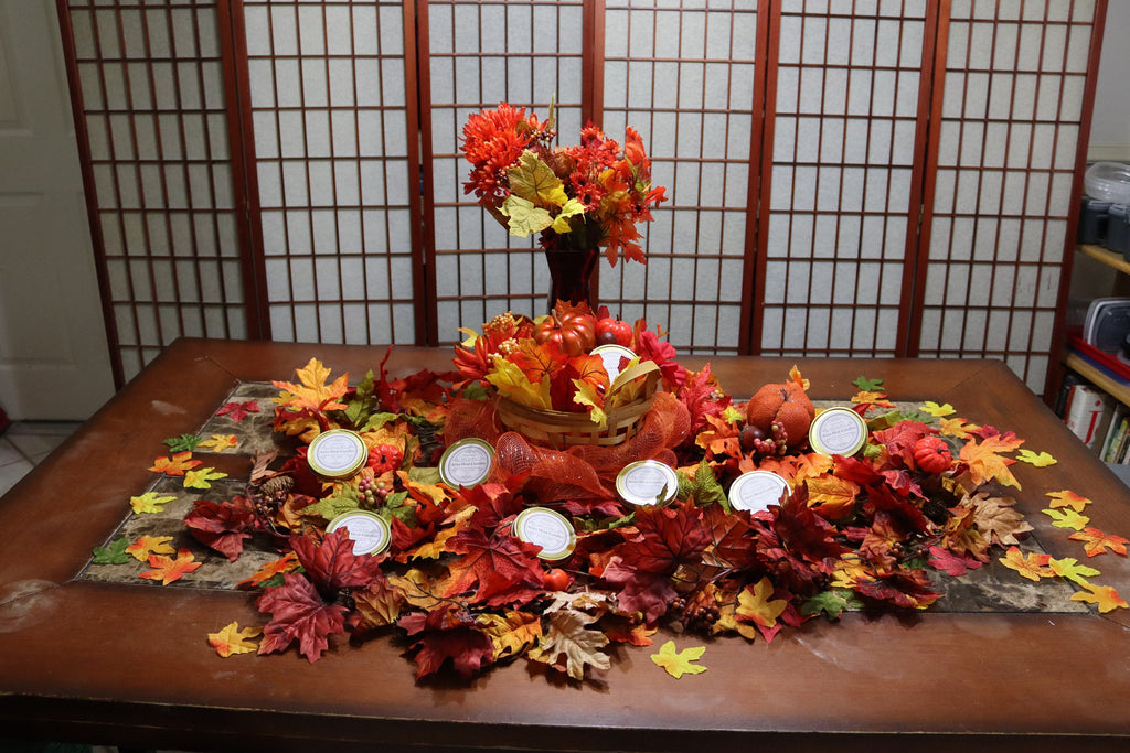 Apple Cinnamon  Soy 8oz Candle in Silver or Gold Travel Tin