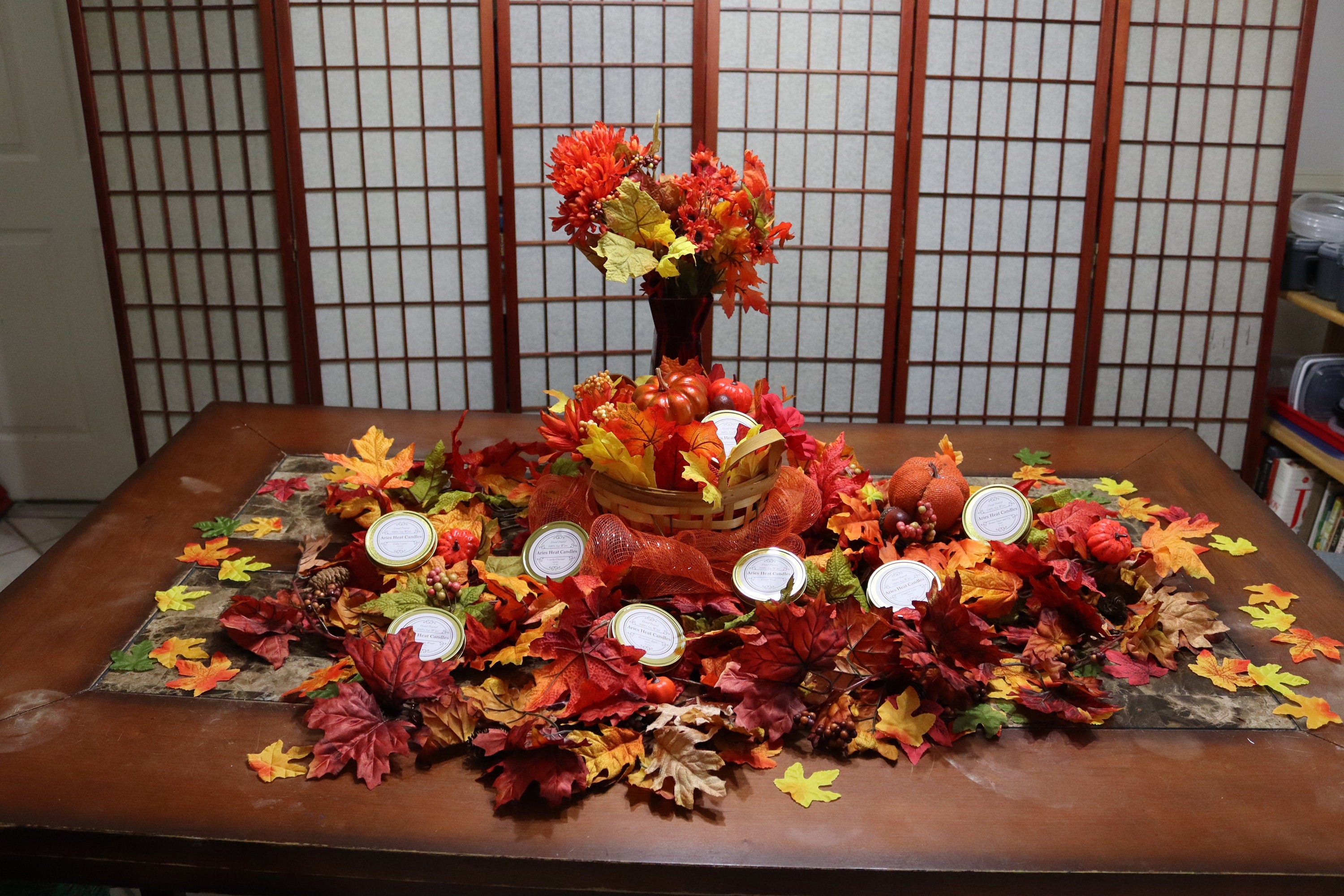 Apple Cinnamon  Soy 8oz Candle in Silver or Gold Travel Tin