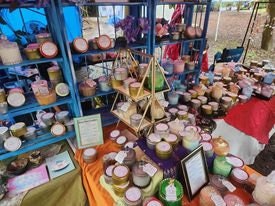 Cuban Cigar Soy Wax Scented 8oz Candle Silver or Gold Travel Tin contry of origin USA