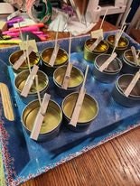 Cuban Cigar Soy Wax Scented 8oz Candle Silver or Gold Travel Tin contry of origin USA